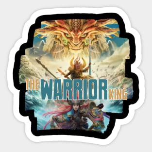 Warrior King Sticker